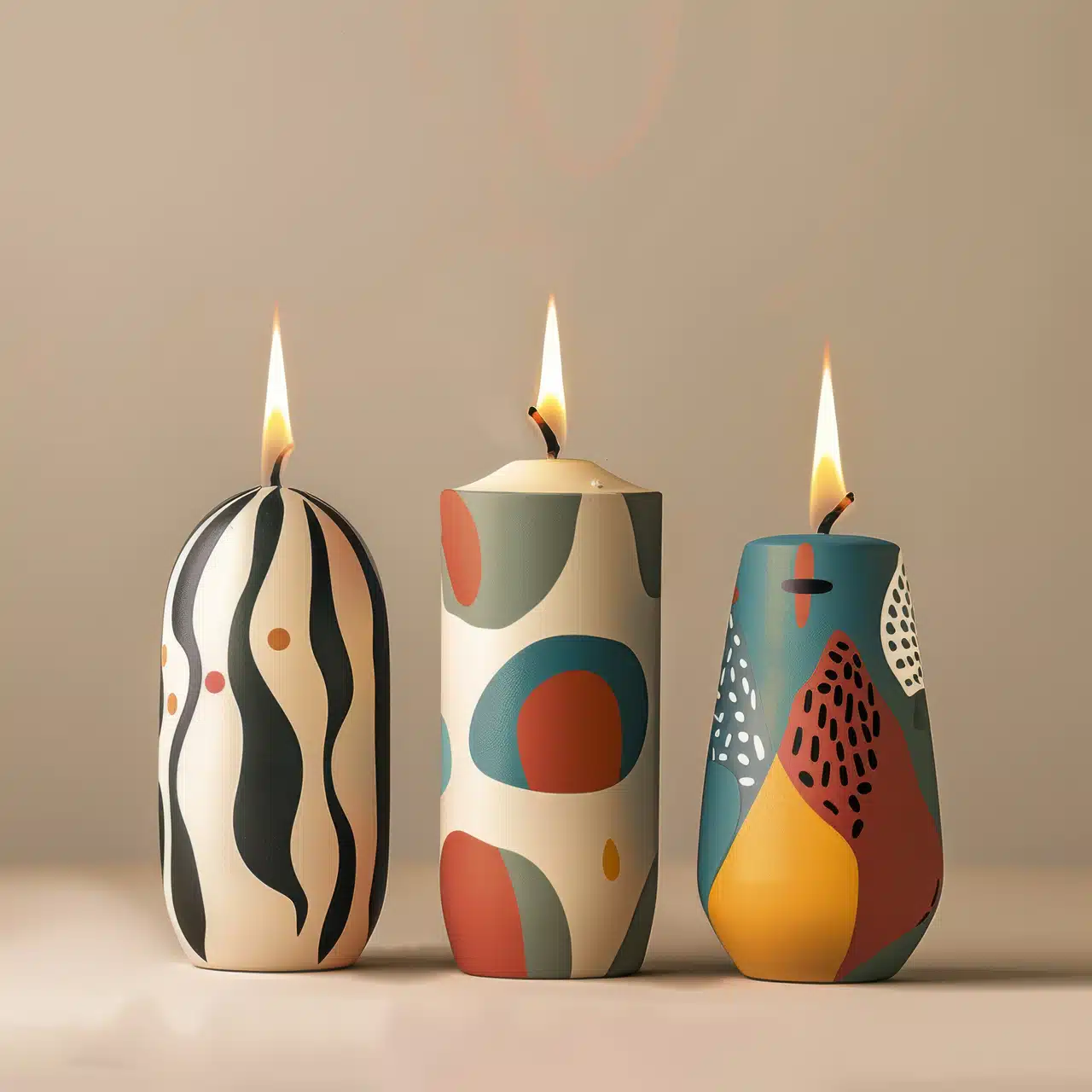 Custom Pillar Candle Packaging